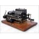 Antique Triumphator C Mechanical Calculator in Very Good Working Order. Germany, Circa 1930