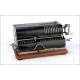 Antique Thales CER Mechanical Calculator with Windlass System. Germany, 1930's