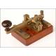 Telegraph - morse station. Germany 1895