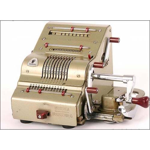 Brunswiga 13 RK Mechanical Calculator