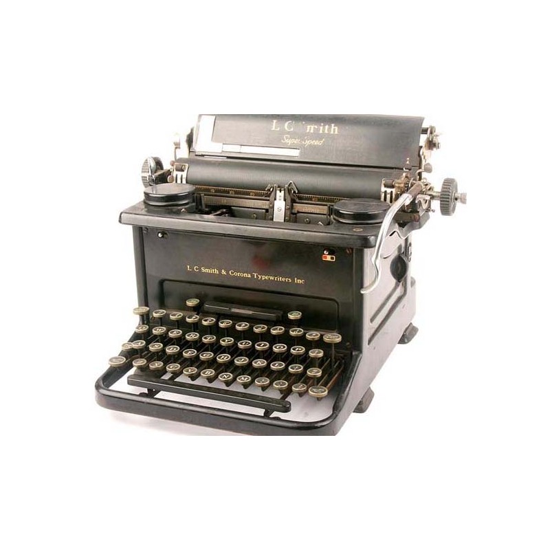 Antique L.C. Smith Super Speed typewriter. 1937