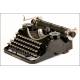 Underwood Portable Typewriter. 1924