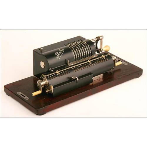 Thales Mechanical Calculator, German, 1910.