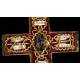 Curious Hanging Reliquary Crucifix in Good Condition. Late 19th Century.