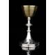 Magnificent Set of Chalice and Silver Paten in Original Case. France, XIX Century