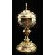 Antique Solid Silver Ciborium by Favier. Well Preserved. France, XIX Century