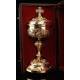 Spectacular Solid Silver Ciborium made by Favier. France, XIX Century