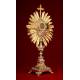 French Monstrance, XIX Century, in Solid Silver. Very well preserved