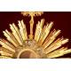 French Monstrance, XIX Century, in Solid Silver. Very well preserved