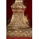 French Monstrance, XIX Century, in Solid Silver. Very well preserved