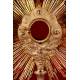 French Monstrance, XIX Century, in Solid Silver. Very well preserved