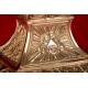 French Monstrance, XIX Century, in Solid Silver. Very well preserved