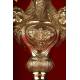 French Monstrance, XIX Century, in Solid Silver. Very well preserved