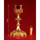 Extraordinary Bishop's Chalice in Solid Silver Gilt. France, XIX Century