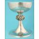 Exceptional solid silver chalice of Art Decó style and period. 1932.