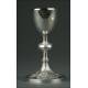 Solid Silver Chalice, 19th Century.