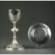 Solid Silver Chalice, 19th Century.