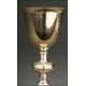 Enameled silver chalice, S. XIX.