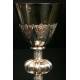 Antique sterling silver chalice. XIX Century.