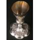 Antique church chalice in sterling silver. France 1881.