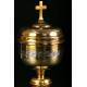 Antique gilded silver ciborium.