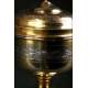 Antique gilded silver ciborium.