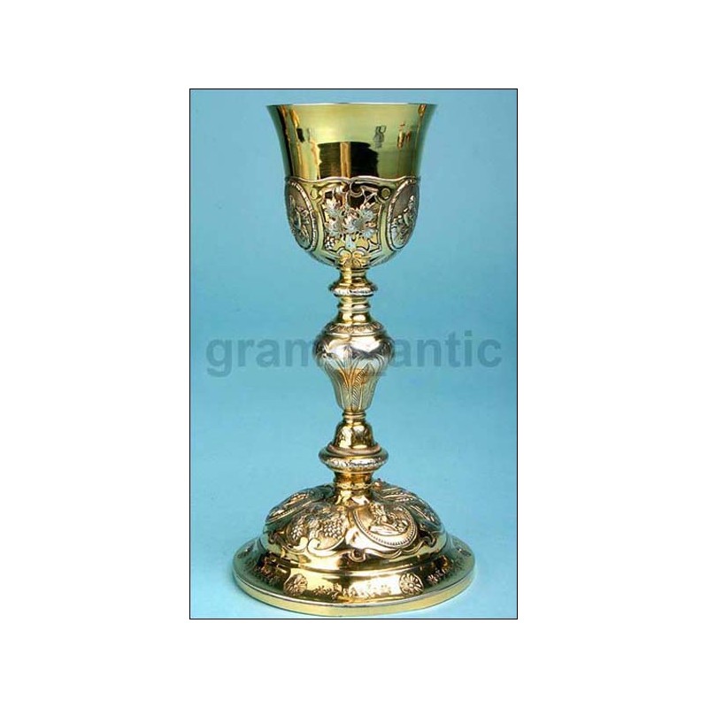 Antique silver chalice. France. France. 19th century. Circa 1850