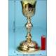 Antique silver chalice. France. France. 19th century. Circa 1850