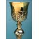 Antique silver chalice. France. France. 19th century. Circa 1850