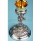 Baroque chalice in solid silver. Spain. S. XVIII. Circa 1750