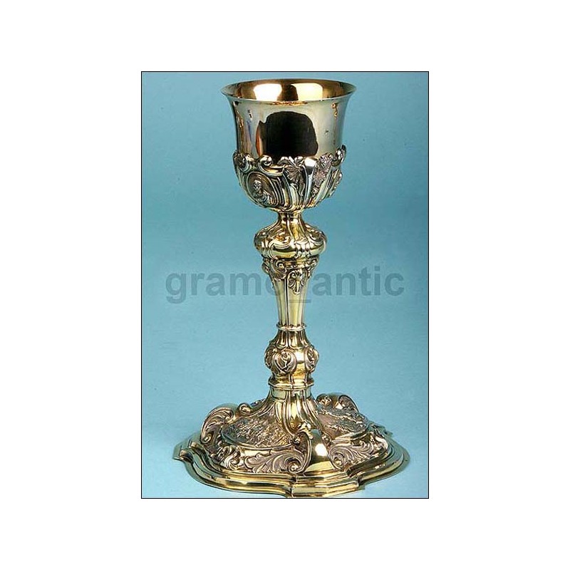 Bishop's chalice. Germany. XVIII Century. 1720