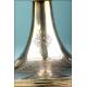 Antique solid silver chalice. 19th century. France.