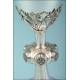 Solid silver chalice with its original case. S. XIX