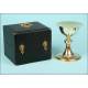 Precious chalice and paten with case, France S.XIX.