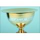 Precious chalice and paten with case, France S.XIX.