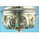 French ciborium in solid sterling silver. XIX Century. Favier