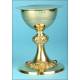 Precious silver chalice. With its original case.