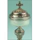 Solid Silver Ciborium, France, XIX Century.