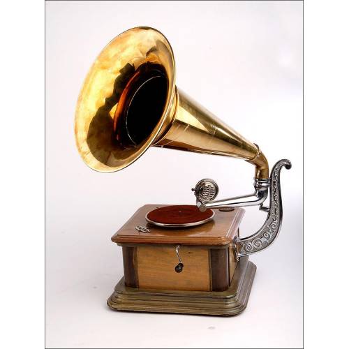 Beautiful horn gramophone in very good condition. 1920's