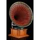 Very nice working horn gramophone. Central Europe, Circa 1915