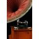 Very nice working horn gramophone. Central Europe, Circa 1915