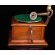 Antique horn gramophone of Classical Stylized Design. Central Europe, Circa 1920