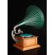 horn gramophone Dulcephone. England, Circa 1915