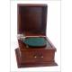 Attractive Alba Mantel Gramophone in perfect working order. England, Circa 1925