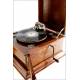 Attractive Alba Mantel Gramophone in perfect working order. England, Circa 1925