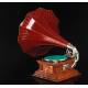 Impressive HMV Monarch horn gramophone. Deluxe Edition. England, Circa 1915