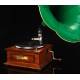 Magnificent Royal Montrose horn gramophone in Perfect Condition. Great Britain, ca. 1920