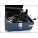 Impressive His Master's Voice Deluxe Suitcase Gramophone. England, 1929