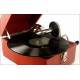 Rare Working Soviet Suitcase Gramophone. USSR, 1930's