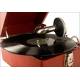 Rare Working Soviet Suitcase Gramophone. USSR, 1930's